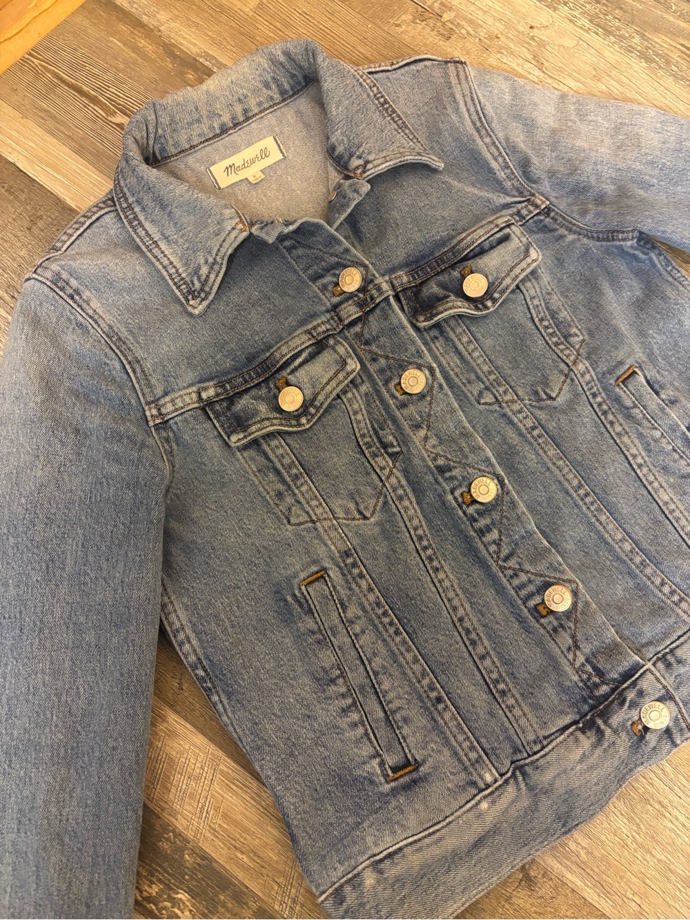 Madewell Washed Blue Denim Jacket
